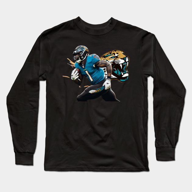 Jacksonville Jaguars Long Sleeve T-Shirt by Pixy Official